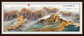 江山如画山水画