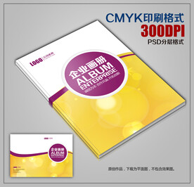 高档公司宣传画册封面模板