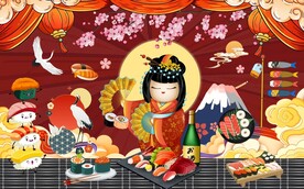 日本寿司图片