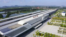 阳江站高铁站4K航拍