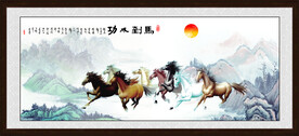 八骏全图
