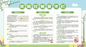 禁烟控烟无烟日展板