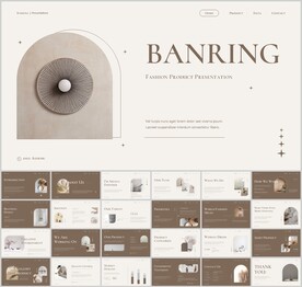 莫兰迪美学宣传时尚ppt模板