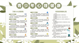 青少年心理健康教育宣传栏