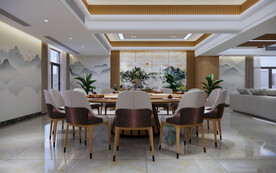 会所餐厅效果图