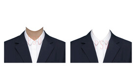 女西装正装证件照衣服素材psd