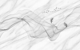 大理石纹水墨山水画