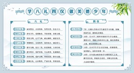 八礼四仪展板