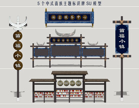 苗族主题标识牌