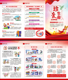 国际禁毒日三折页