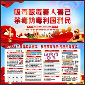 禁毒展板