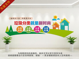 垃圾分类就是新时尚文化墙