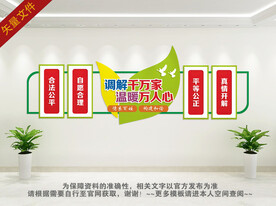 人民调解宣传栏