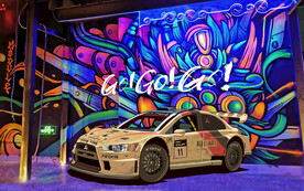 潮流手绘涂鸦汽车壁画设计