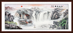 中堂山水画