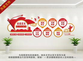 核心价值观背景墙