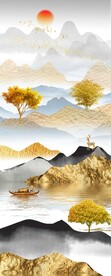 别墅山水玄关