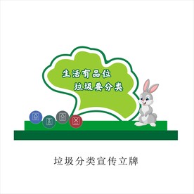 垃圾分类宣传立牌