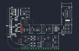 家具展厅办公室cad规划设计
