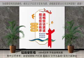 信访竖版文化墙