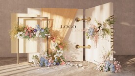 现代婚礼迎宾区