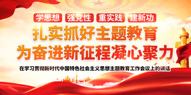 主题教育展板 党建展板