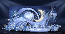 星空婚礼迎宾区