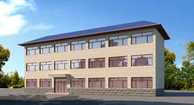 办公楼建筑外观设计案例效果图