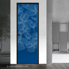 高清分层平开门打印图