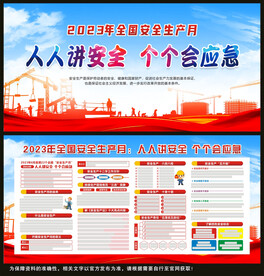 安全生产月宣传栏