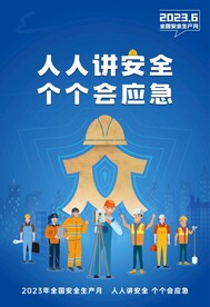 2023年安全生产月海报