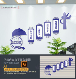 警营楼梯文化墙