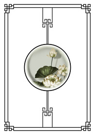 高清分层透明底屏风玻璃打印图