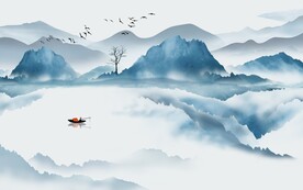 意境山水画