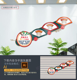 核心价值观楼梯