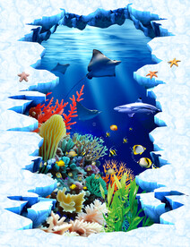 3D海洋乐园立体画