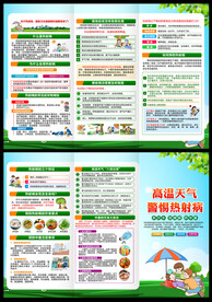 预防热射病折页