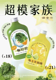 原味杨桃柠檬果汁宣传海报设计