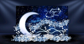 星空婚礼迎宾区