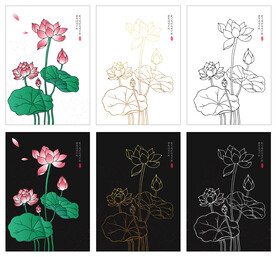 矢量荷花