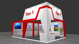 时尚科技涂料电子展台