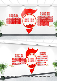 五个坚持文化墙