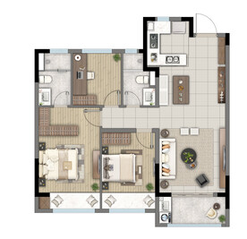 户型图 家配图 洋房图图片