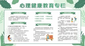 心理健康宣传栏