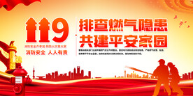 社区燃气安全宣传展板