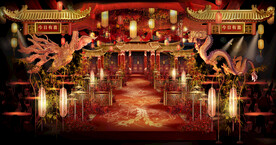 传统中式宫廷风效果图