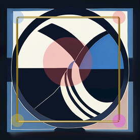 现代简约抽象画