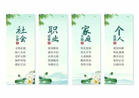 道德讲堂挂画展板