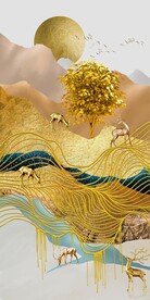 金山麋鹿发财树