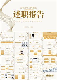 商务述职报告工作总结ppt